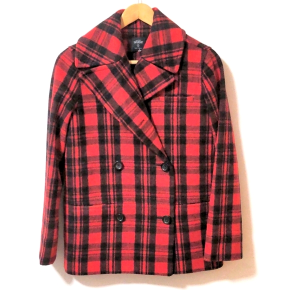 Kate Spade Saturday Plaid Coat